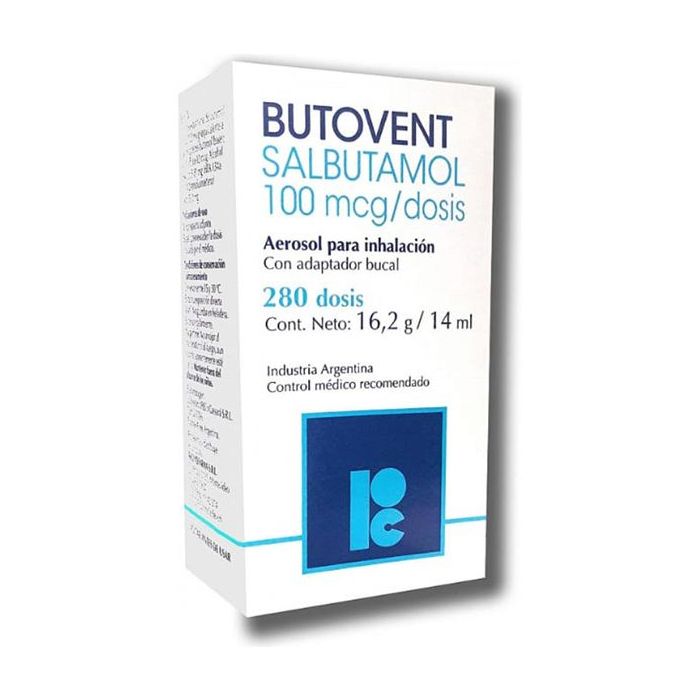 BUTOVENT AEROSOL 280 DOSIS