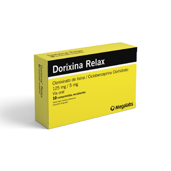 DORIXINA RELAX 125+5 MG 10 COMP