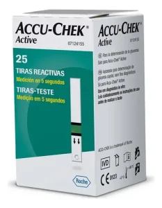 ACCU-CHEK ACTIVE 25 TIRAS