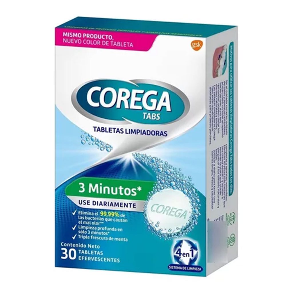 COREGA TABS 3 MIN 4 IN 1 30 TAB