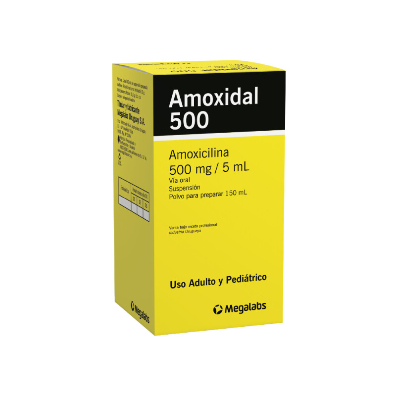 AMOXIDAL 500 MG SUSP 150 ML