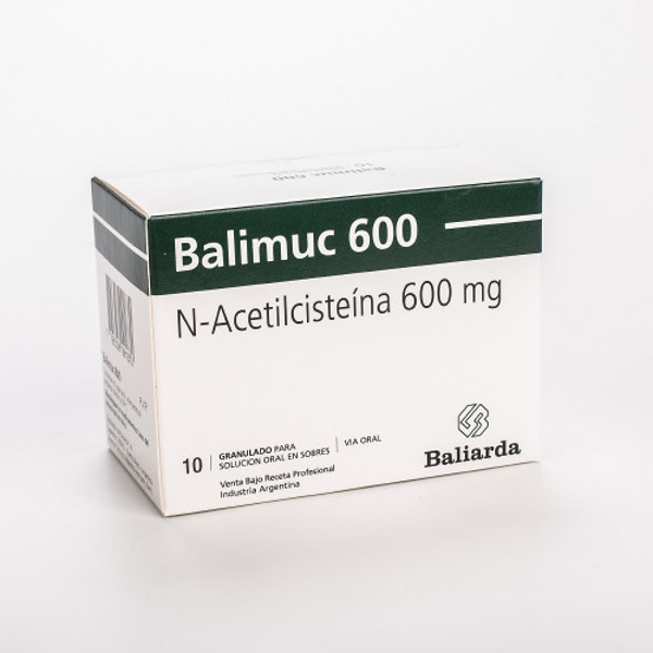 BALIMUC 600 MG 10 SOBRES