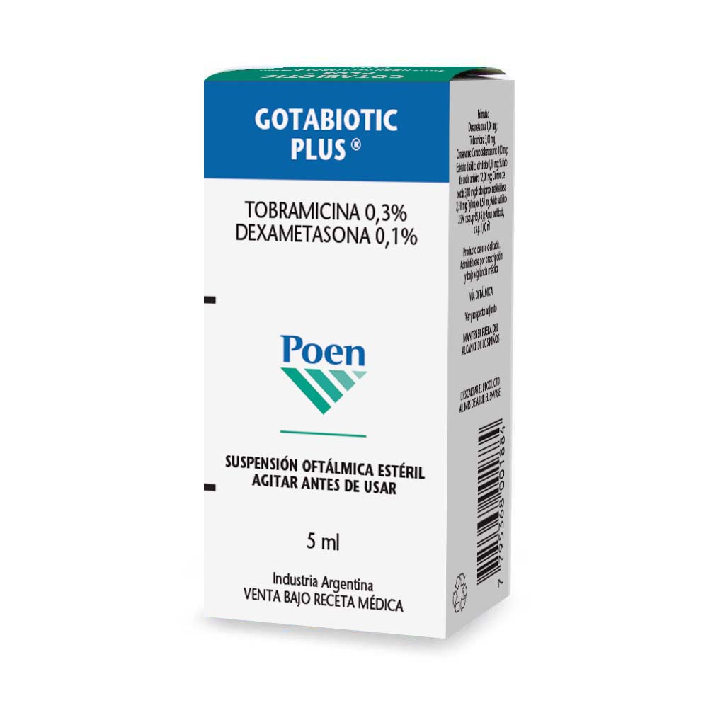 GOTABIOTIC 0.3% SOL OFT 5 ML