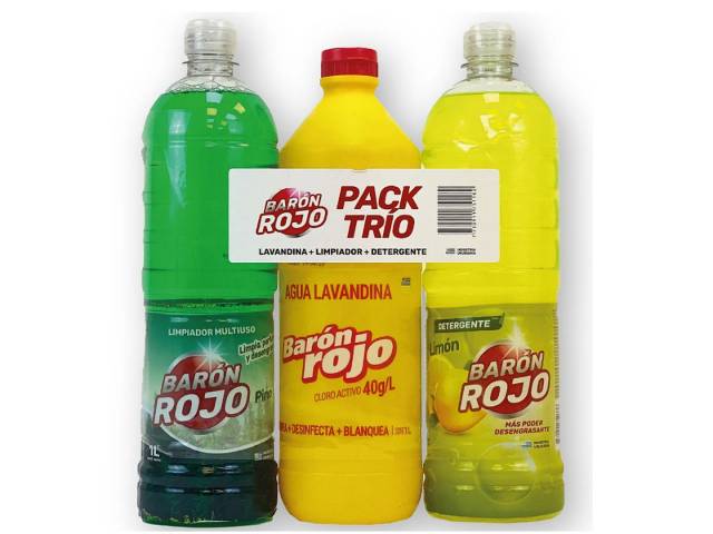PACK DE LIMPIEZA BARON ROJO