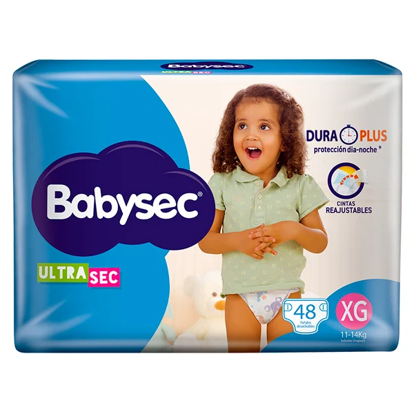 BABYSEC ULTRA XG 48 PAÑALES
