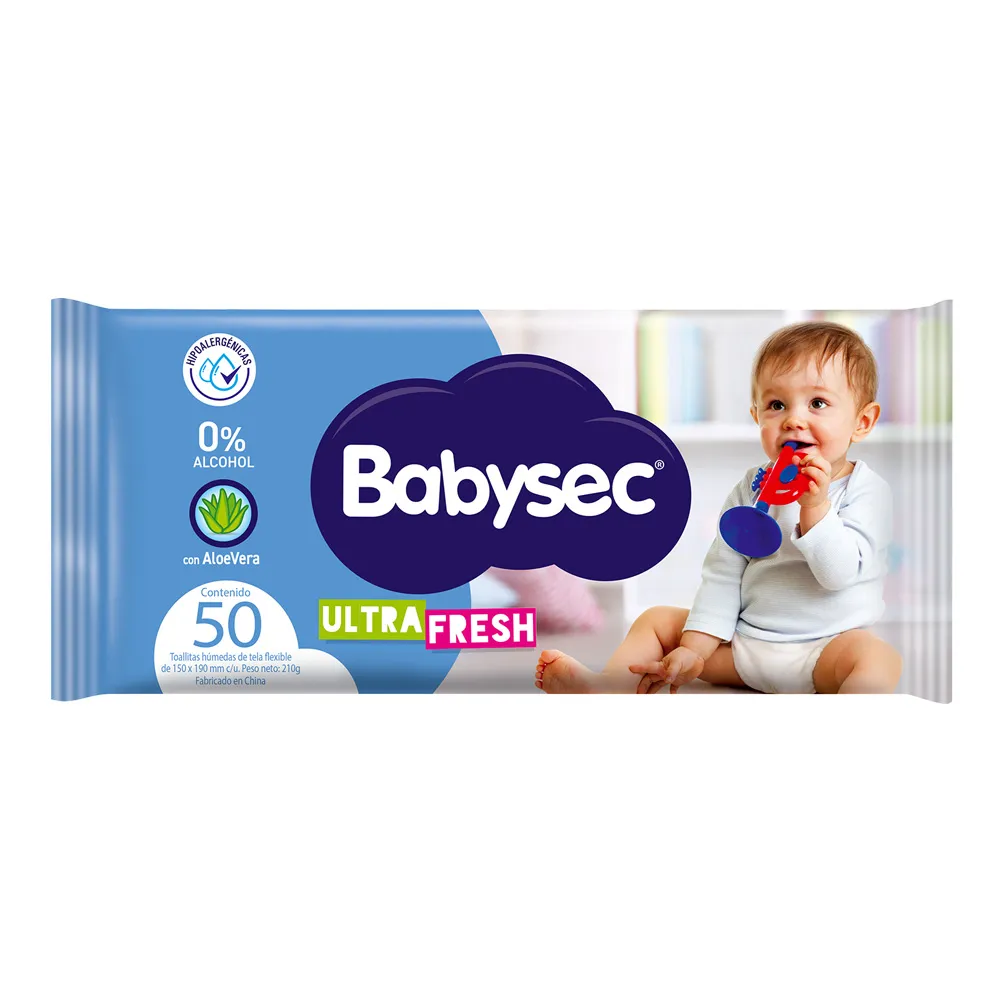 BABYSEC ULTRA TOALLAS HUMEDAS 50 UNID