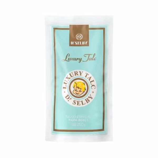 DR SELBY TALCO BOLSA BEBE VERDE 250 GR