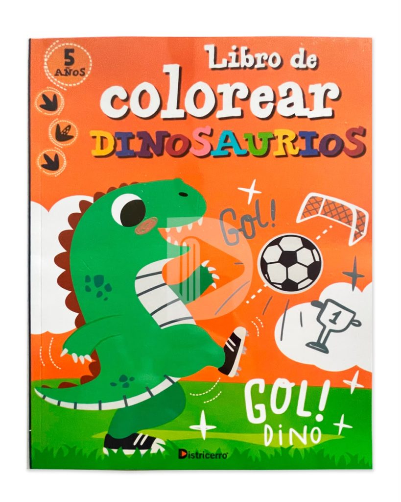 LIBRO DE COLOREAR DINOSAURIOS – Fútbol