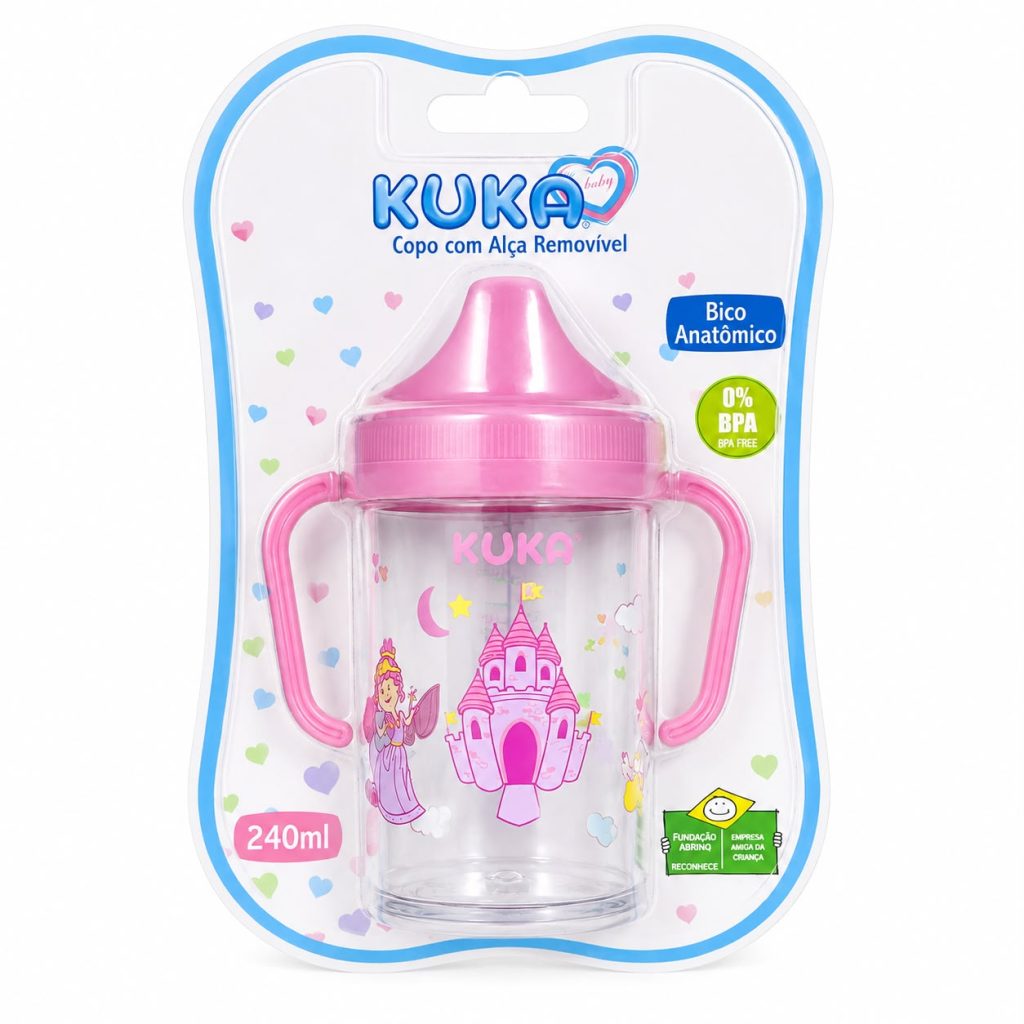 KUKA SORBITO CON ASAS DECO 240 ML ROSA