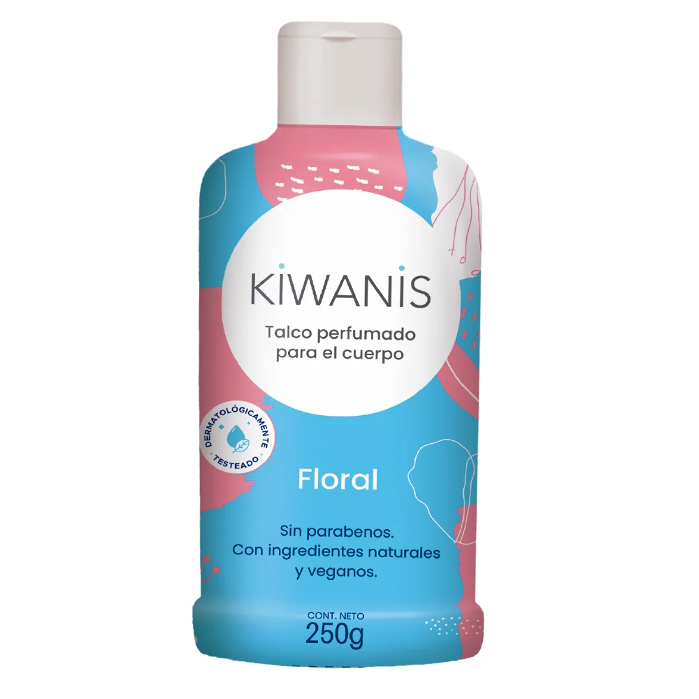 KIWANIS TALCO PERFUMADO FLORAL 250 GR