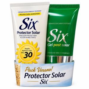 SIX PROTECTOR SOLAR FPS 30 180 GR+ P SOL