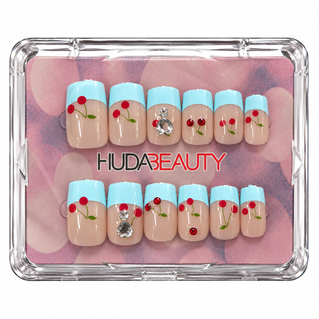 PRESS ON HUDA BEAUTY CEREZAS