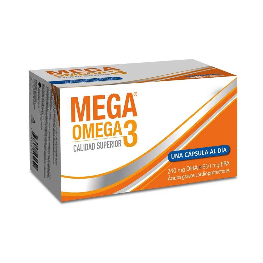 MEGA OMEGA 3 1 GR 30 CAP