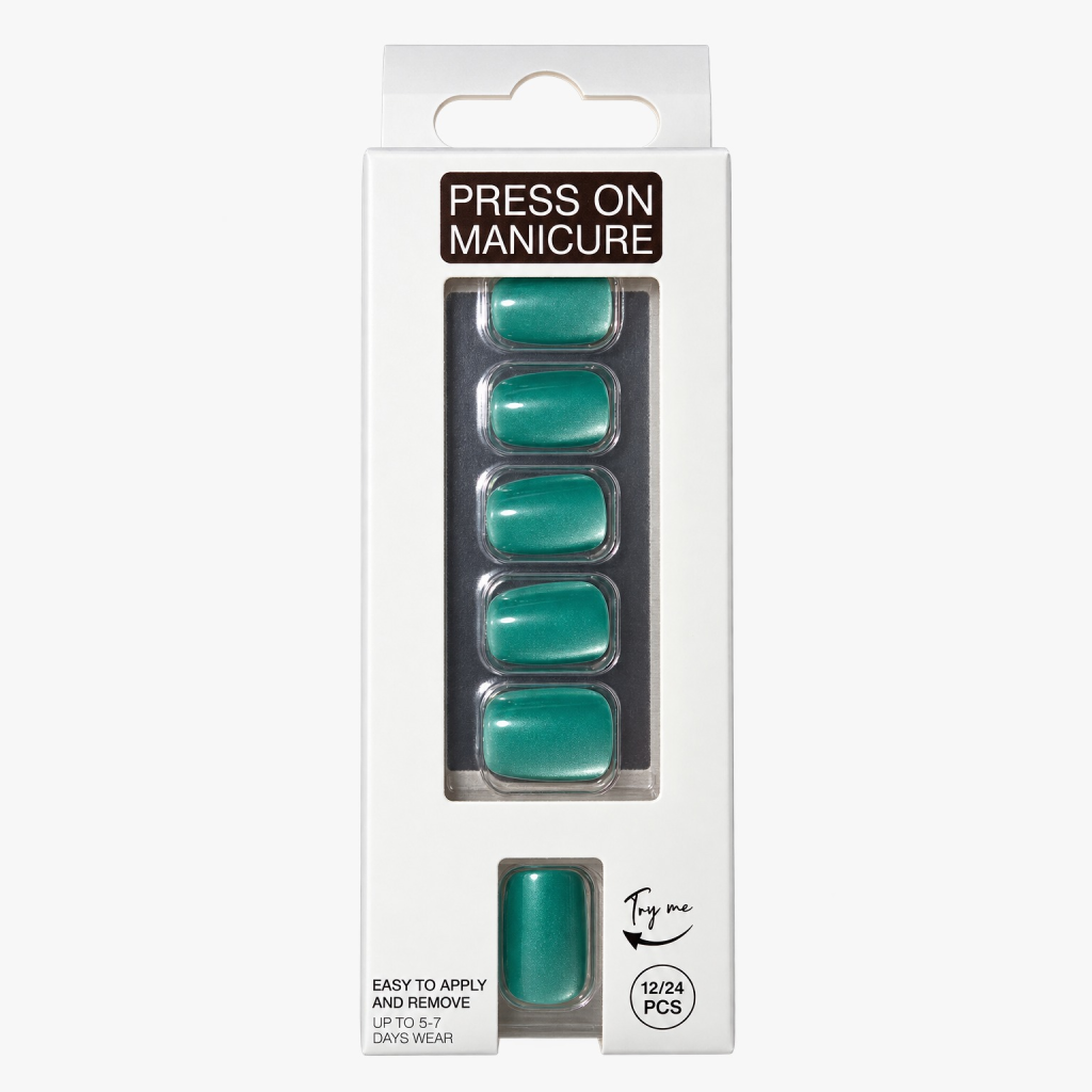 PRESS ON OJO DE GATO TURQUESA