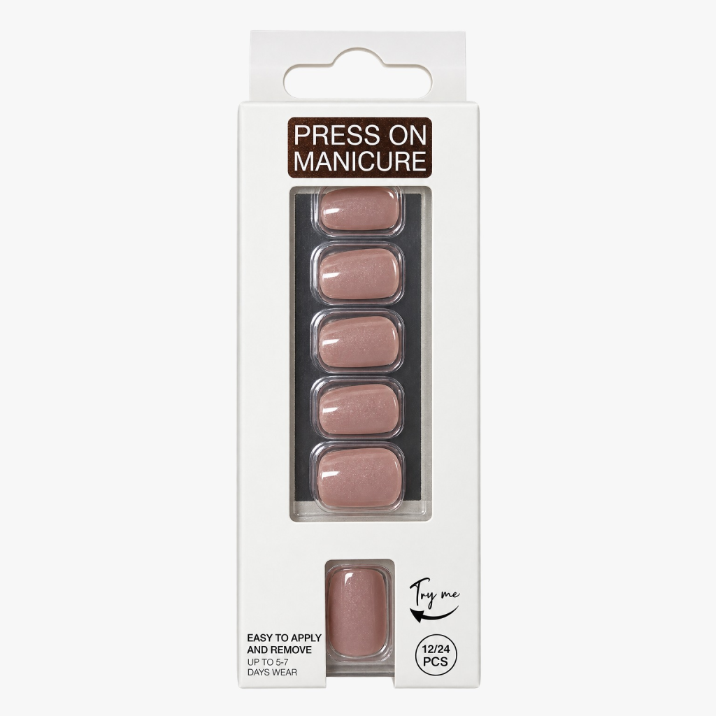 PRESS ON OJO DE GATO ROSA VIEJO